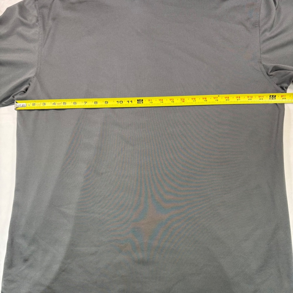 Dunning Golf Polo Mens XXL Desert Springs Gray Striped Performance Short Sleeve - Picture 8 of 8